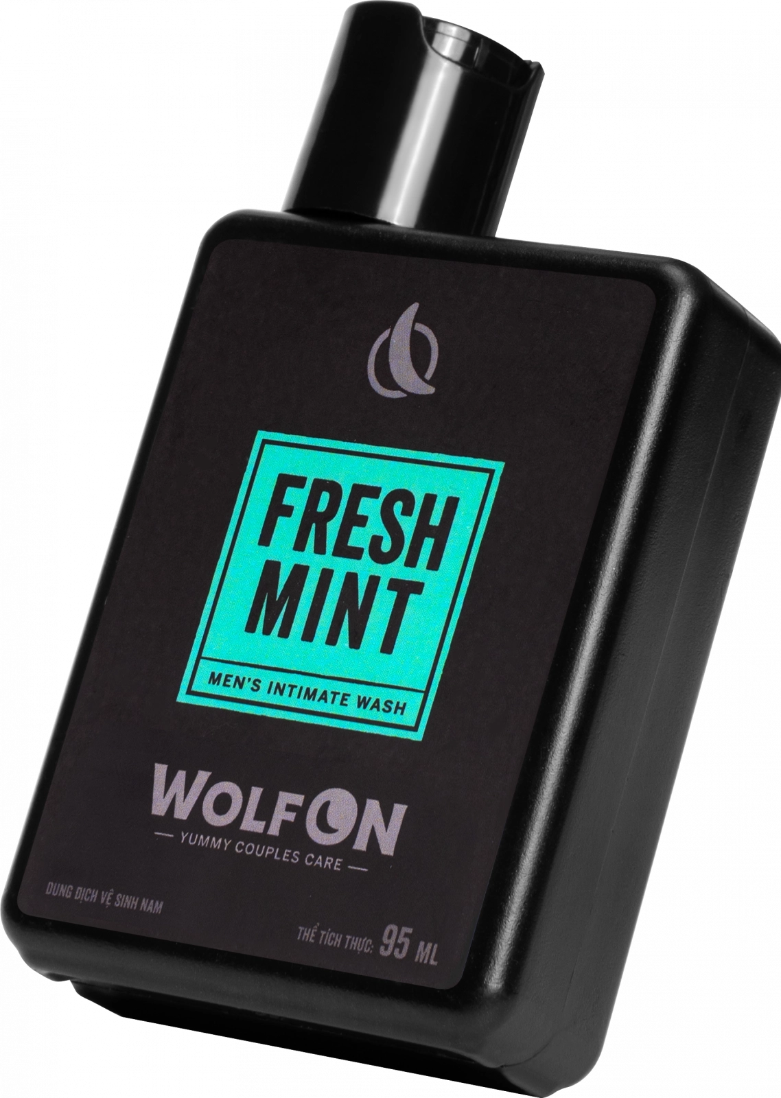 Dung Dịch Vệ Sinh Nam Giới Wolf ON Fresh Mint Bạc Hà Mát Lạnh Sạch Thơm Nam Tính 95ml