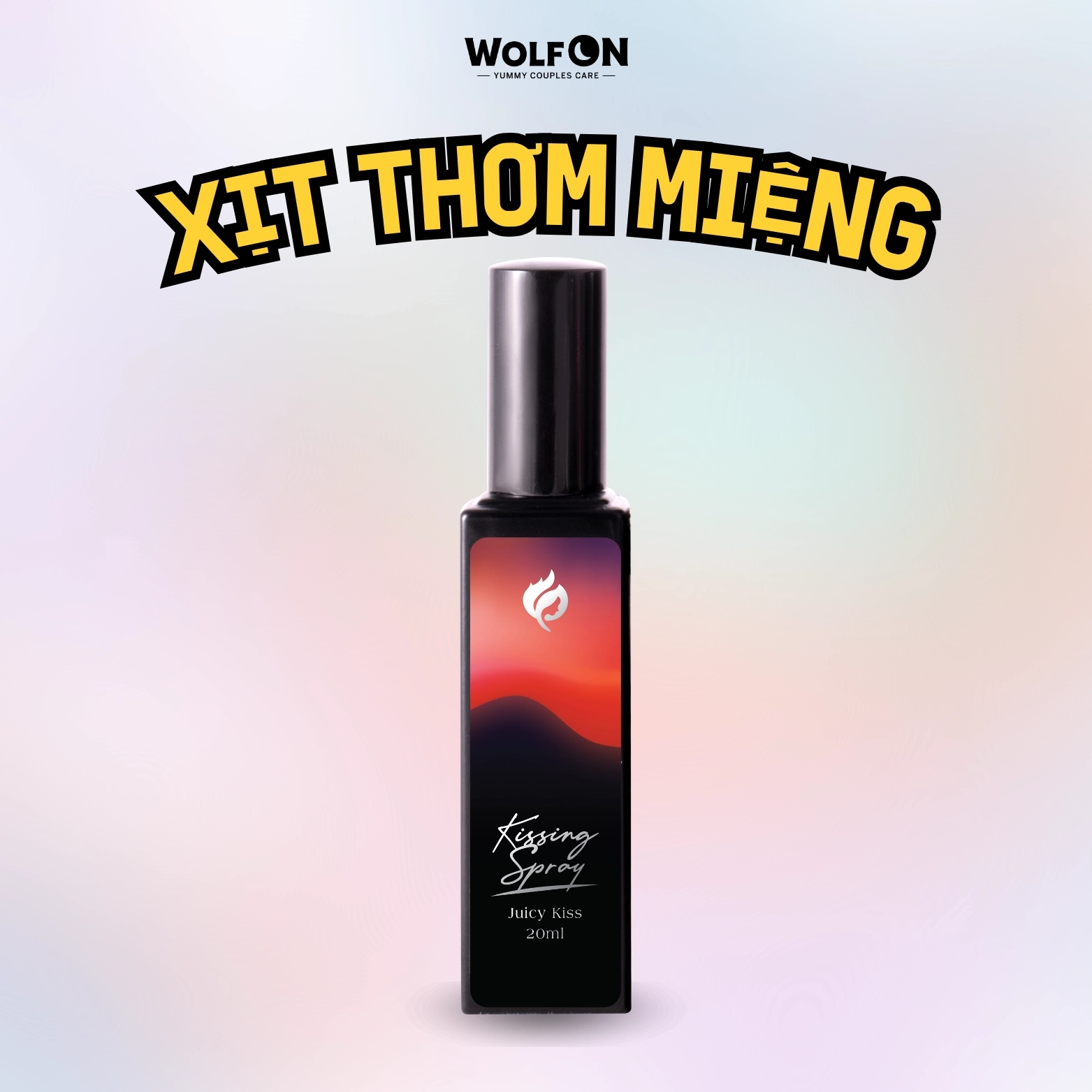 [KHÔNG HỘP] Xịt Thơm Miệng Kissing Spray LoliThe Wolf Ngọt Thơm Hương Bạc Hà 20ml