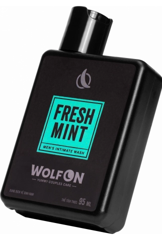 Dung Dịch Vệ Sinh Nam Giới Wolf ON Fresh Mint Bạc Hà Mát Lạnh Sạch Thơm Nam Tính 95ml