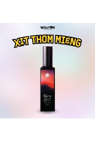 [KHÔNG HỘP] Xịt Thơm Miệng Kissing Spray LoliThe Wolf Ngọt Thơm Hương Bạc Hà 20ml