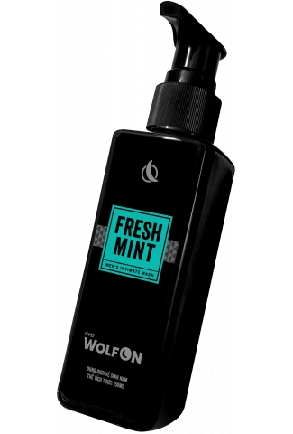 Dung Dịch Vệ Sinh Nam Giới  LYD Wolf ON Fresh Mint Bạc Hà Mát Lạnh Sạch Thơm Nam Tính 150ml