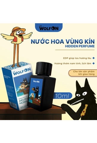 Nước Hoa Vùng Kín Nam Hidden Perfume LYD Wolf ON Akuma Nomi Lưu Hương Nam Tính, Cuốn Hút 10ml