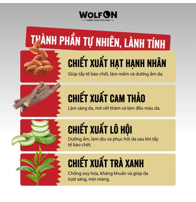Sữa Tắm Nam Giới 2IN1 Tẩy Tế Bào Chết Wolf ON Shower Scrub Gin 69 Sạch Sâu, Mịn Da, Giảm Mụn 50ml, 350ml