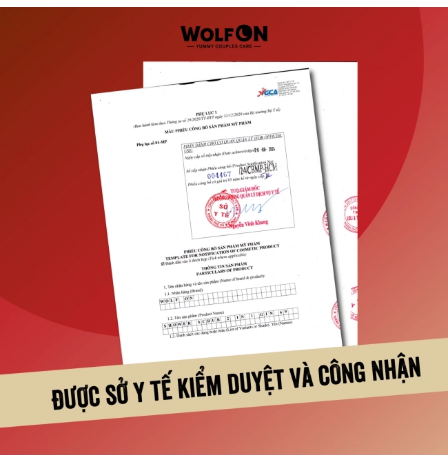Sữa Tắm Nam Giới 2IN1 Tẩy Tế Bào Chết Wolf ON Shower Scrub Gin 69 Sạch Sâu, Mịn Da, Giảm Mụn 50ml, 350ml