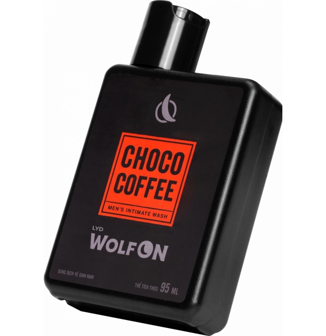 Dung Dịch Vệ Sinh Nam Giới LYD Wolf ON Choco Coffee Ngọt Ngào Sạch Thơm Cuốn Hút 95ml