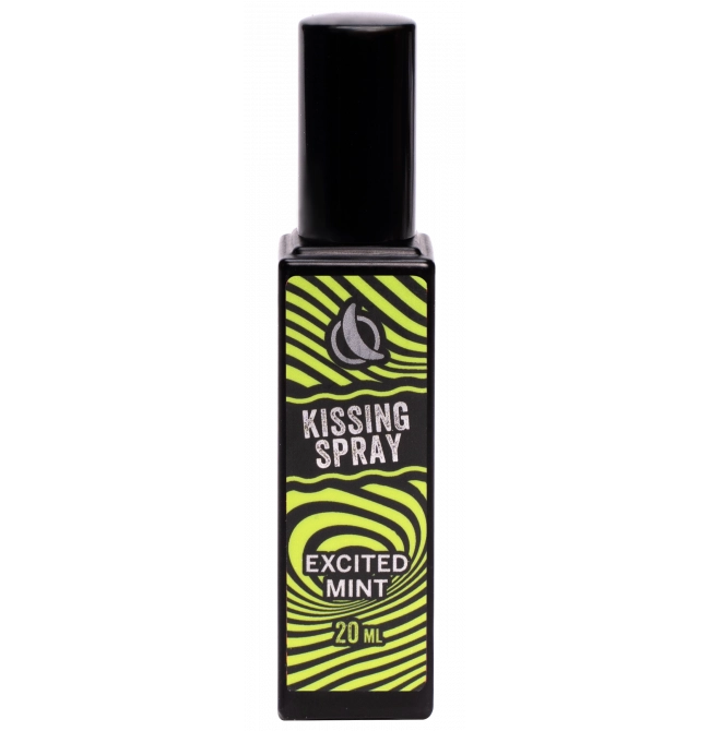 Xịt Thơm Miệng Kissing Spray Wolf ON Hương Excited Mint X3 Bạc Hà The Mát Sảng Khoái Nhỏ Gọn 20ml