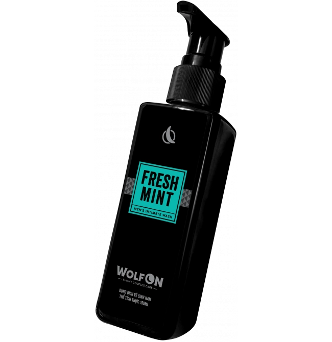 Dung Dịch Vệ Sinh Nam Giới Wolf ON Fresh Mint Bạc Hà Mát Lạnh Sạch Thơm Nam Tính 150ml